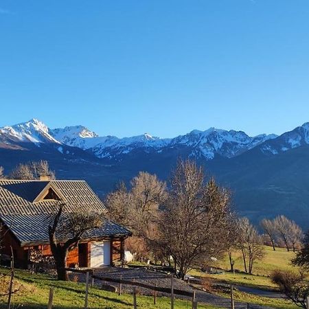 Chalet Mounette Ski Sauna Lac Embrun Puy-Sanieres Eksteriør bilde