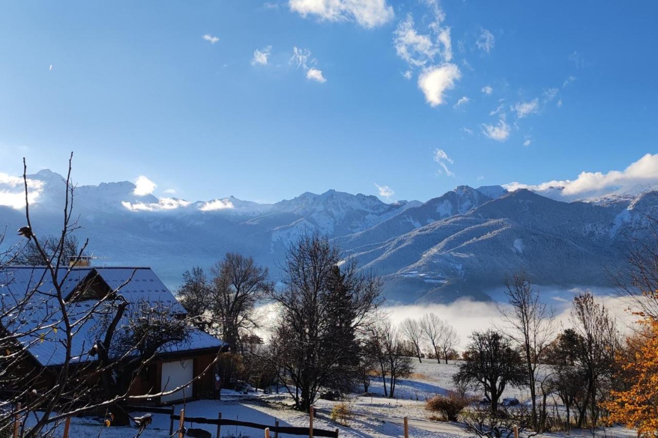 Chalet Mounette Ski Sauna Lac Embrun Puy-Sanieres Eksteriør bilde