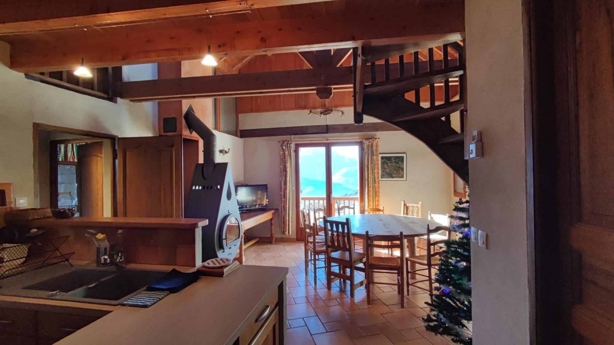 Chalet Mounette Ski Sauna Lac Embrun Puy-Sanieres Eksteriør bilde